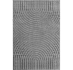 TURIN - tapis moderne design arc en relief : TUR1122SIL TURIN
