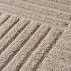 TURIN - tapis moderne design graphique en relief : TUR1123BEI TURIN