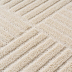 TURIN - tapis moderne design graphique en relief : TUR1123CRE TURIN