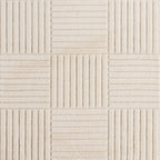 TURIN - tapis moderne design graphique en relief : TUR1123CRE TURIN