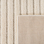 TURIN - tapis moderne design graphique en relief : TUR1123CRE TURIN