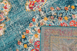 Tapis à motif turquoise : ANA777TUR - Nazar rugs 