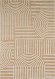 Tapis motif en relief beige Nazar rugs