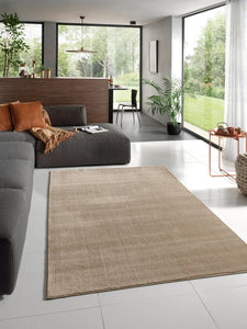Tapis uni beige Nazar rugs