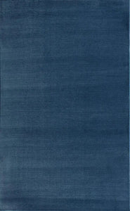 Tapis uni bleu Nazar rugs