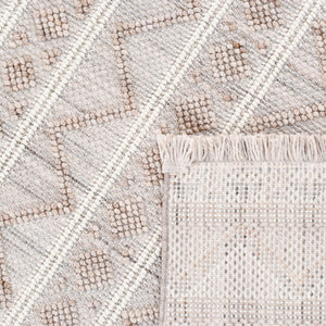 ​Tapis aspect laine beige : BAL731BEI - Nazar rugs 