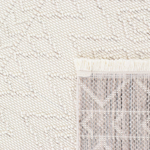 ​Tapis aspect laine crème motifs géométriques : BAL735CRE - Nazar rugs 
