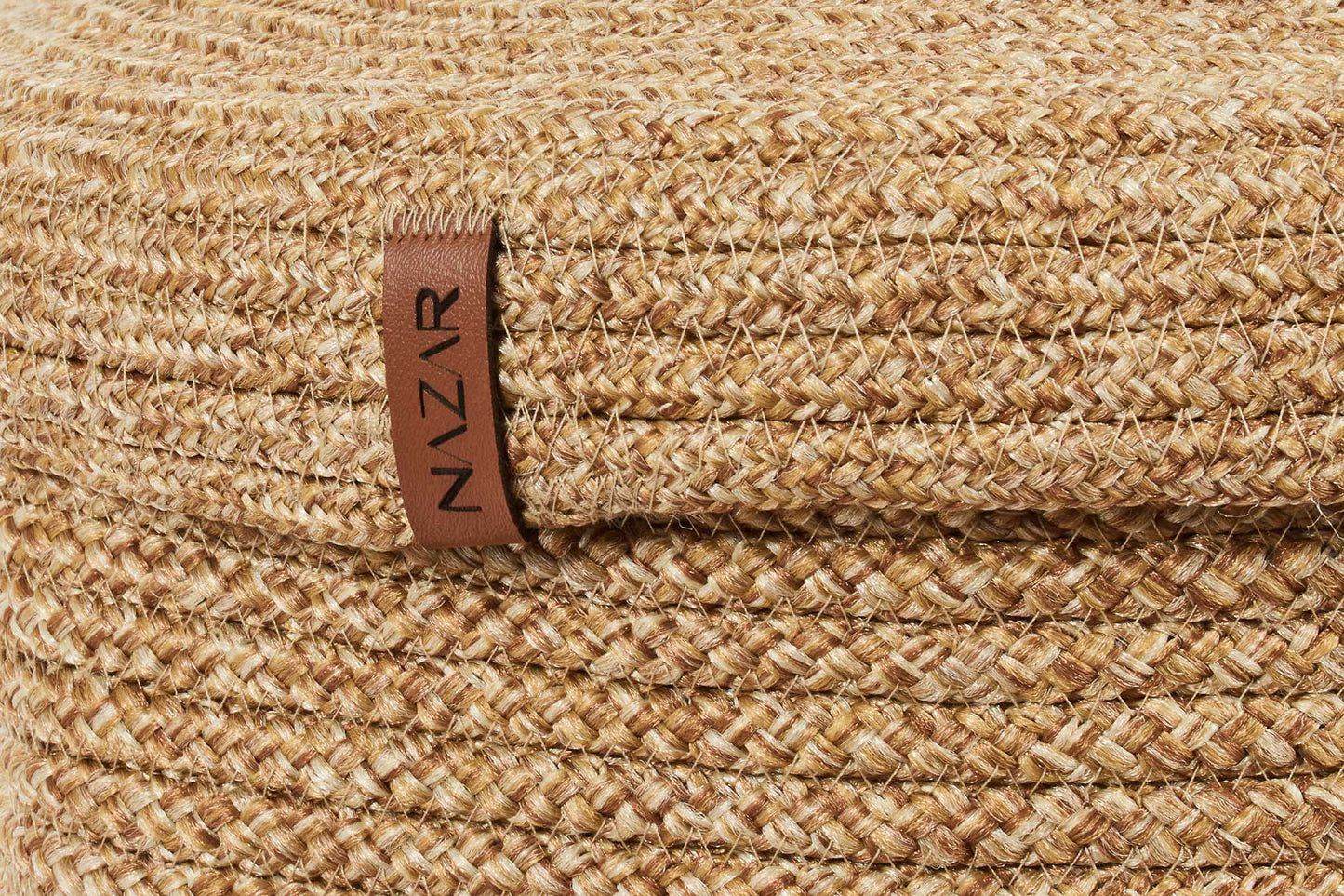 Paniers de rangement aspect jute fait main beige : CAL4302BEI - Nazar rugs