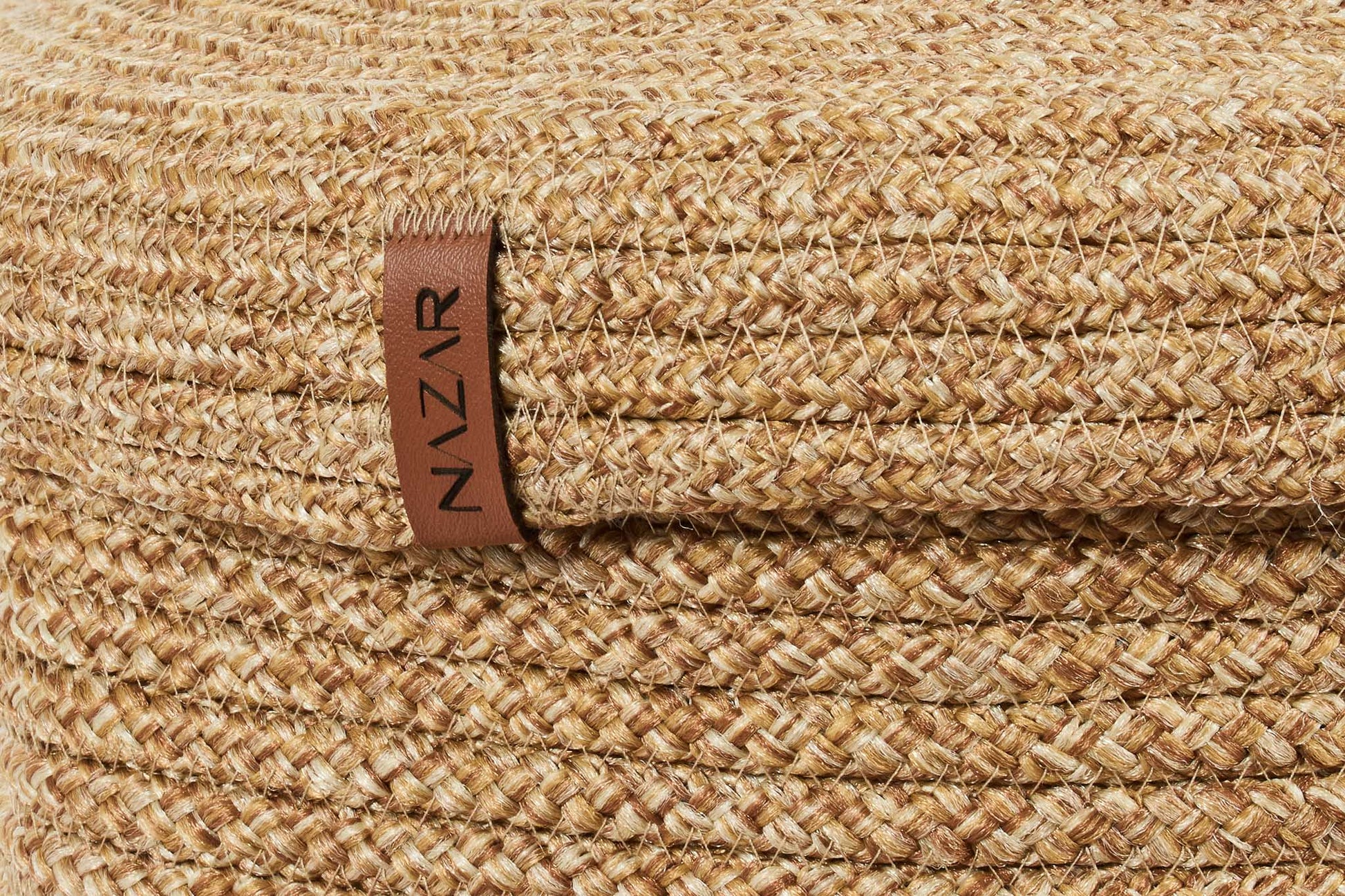 Paniers de rangement aspect jute fait main beige : CAL4302BEI - Nazar rugs