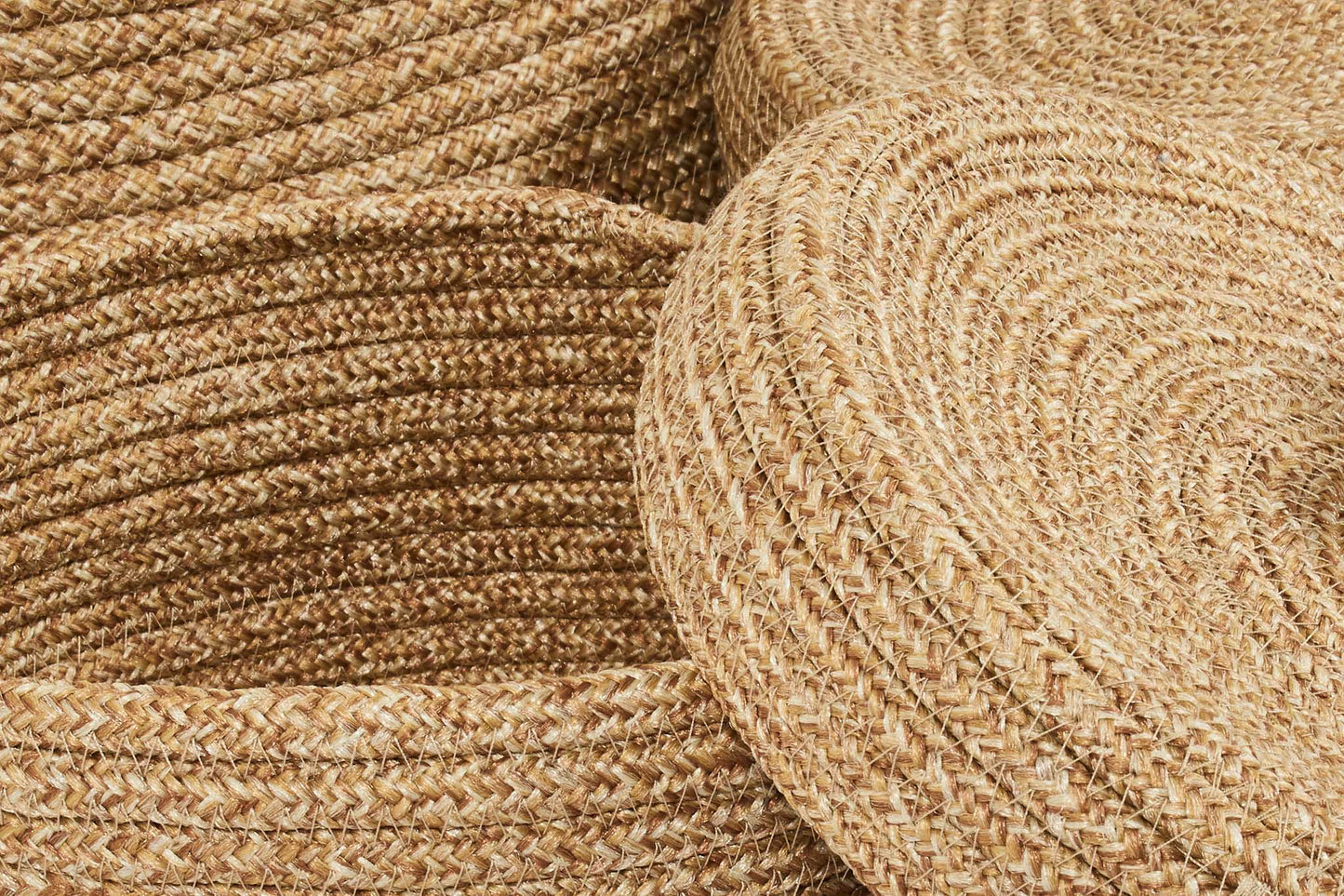 Paniers de rangement aspect jute fait main beige : CAL4302BEI - Nazar rugs