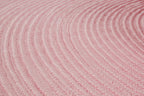 Tapis enfant rond en aspect jute fait main rose : CAL4304ROS - Nazar rugs
