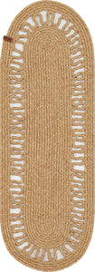 Chemin de table aspect jute beige : ISL4604BEI - Nazar rugs