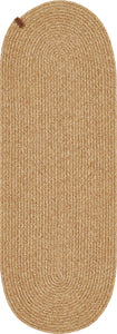 Chemin de table aspect jute beige uni : ISL4606BEI - Nazar rugs