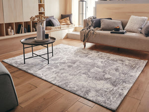 Tapis motif marbre gris : IST522GRI - Nazar rugs