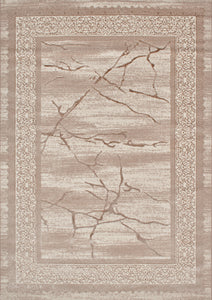 Tapis Istanbul aux motifs marbrés géométrique beige : IST530BEI - Nazar rugs
