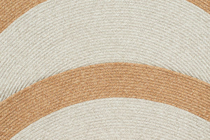 Tapis rond effet jute : LIM4503BEI - Nazar rugs