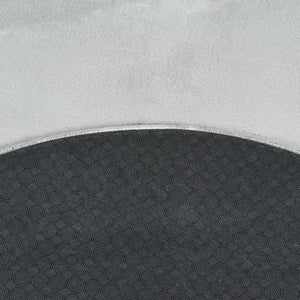 Tapis doux gris rond : LOF300GRI - Nazar rugs