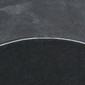 Tapis doux anthracite rond : LOF300ANT - Nazar rugs