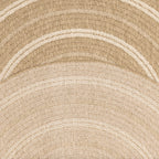 Tapis aspect Jute Nature motifs blancs ronds : NAT8863BLA - Nazar rugs