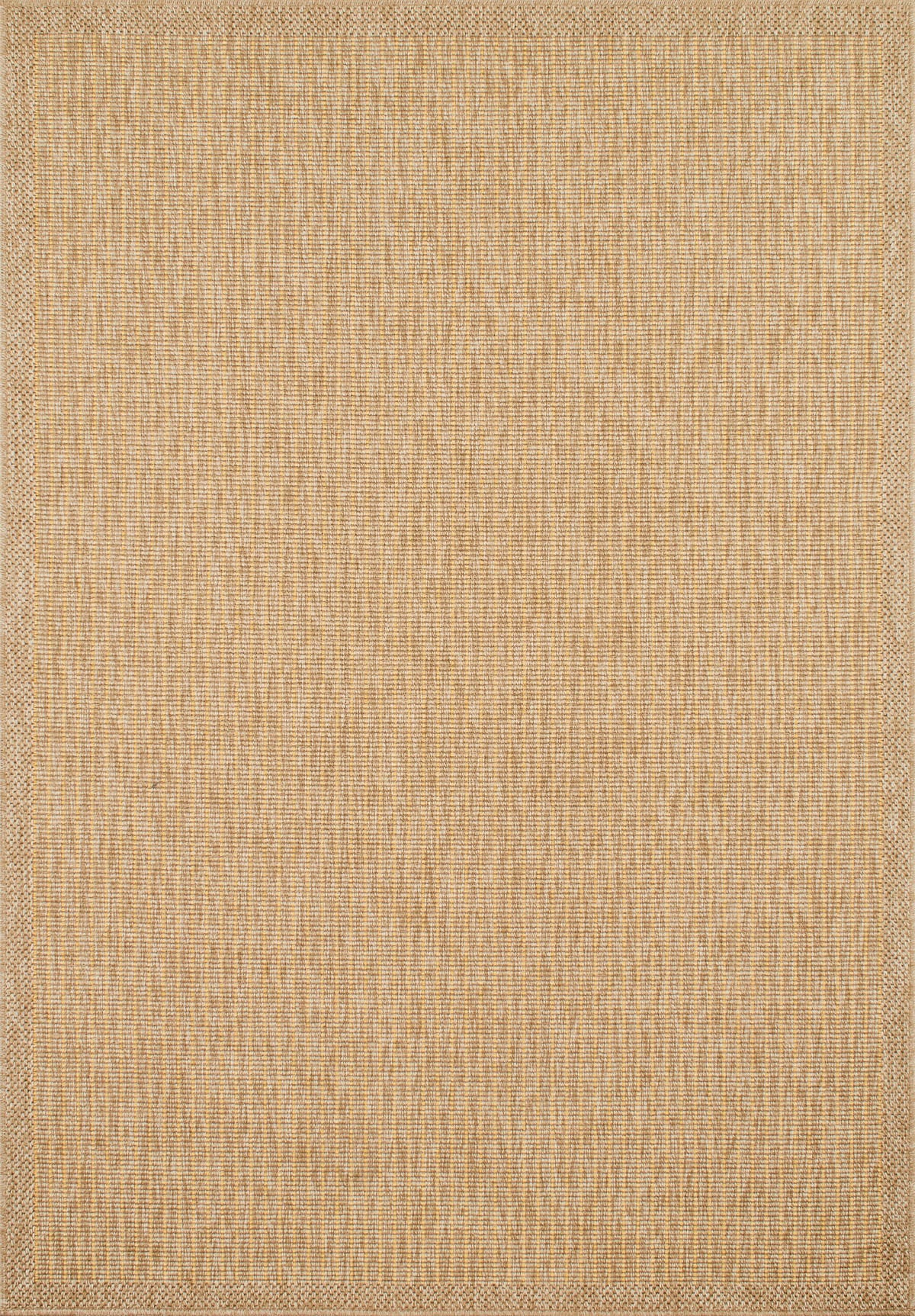 Tapis de salon d'intérieur et d'extérieur - aspect  jute jaune : NAT8877JAU - Nazar rugs