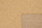 Tapis de salon d'intérieur et d'extérieur - aspect  jute jaune : NAT8877JAU - Nazar rugs