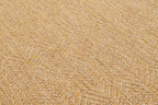 Tapis de salon d'intérieur et d'extérieur - aspect  jute jaune : NAT8877JAU - Nazar rugs