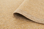 Tapis de salon d'intérieur et d'extérieur - aspect  jute jaune : NAT8877JAU - Nazar rugs