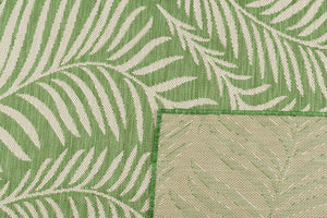 Tapis feuilles de palmiers vert : SAM1213VER - Nazar rugs