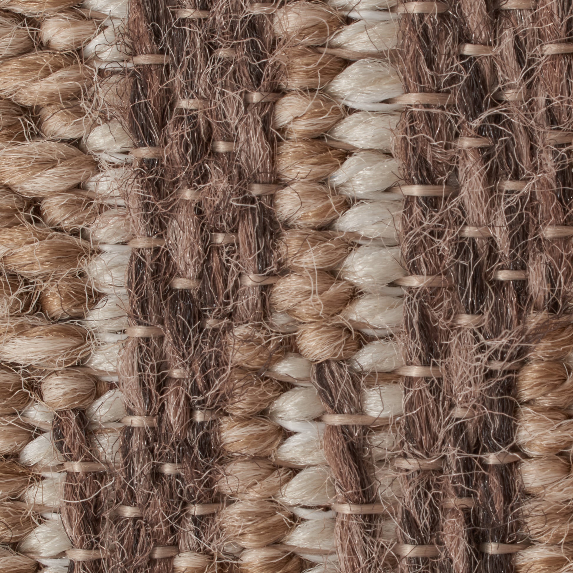 TULUM - tapis de salon - intérieur et extérieur marron - aspect jute  motifs géométriques : TUL9041MAR - Nazar rugs