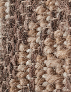 TULUM - tapis de salon - intérieur et extérieur marron - aspect jute motifs feuilles : TUL9062MAR - Nazar rugs
