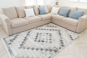 Tapis à poils courts style vintage Nazar rugs