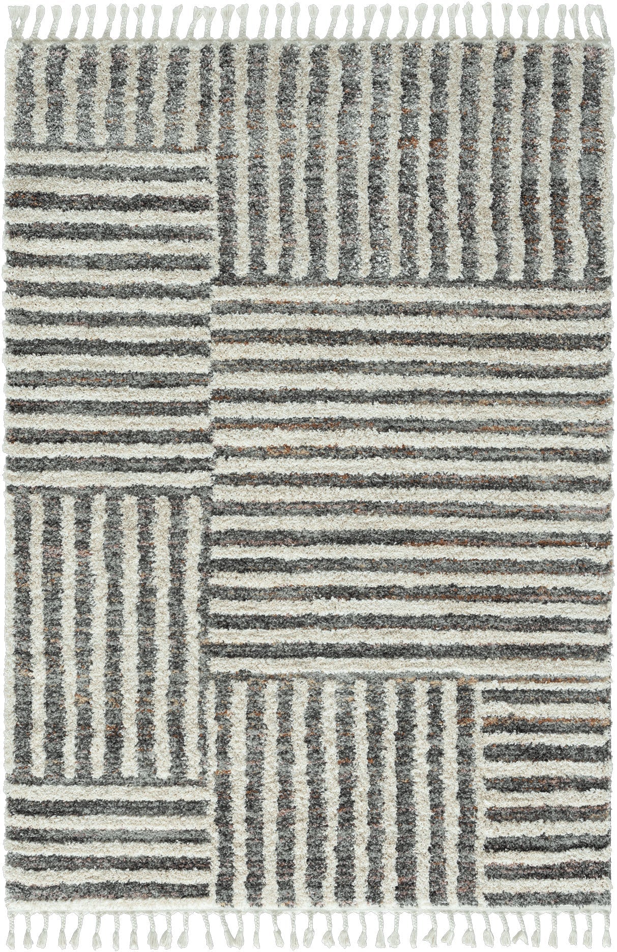 Tapis à poils longs aspect laineux Nazar rugs