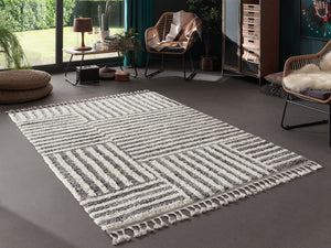 Tapis à poils longs aspect laineux Nazar rugs