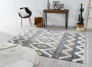 Tapis à poils longs avec franges Nazar rugs