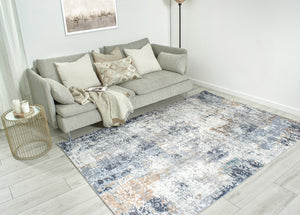 Tapis abstrait à poils courts Nazar rugs