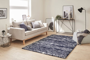 Tapis abstrait, style moderne bleu Nazar rugs