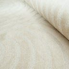 Tapis arc-en-ciel crème avec longs poils en relief Nazar rugs