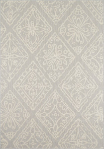 Tapis avec ornement floral gris Nazar rugs