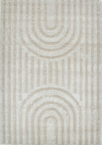 Tapis beige motif arc Nazar rugs