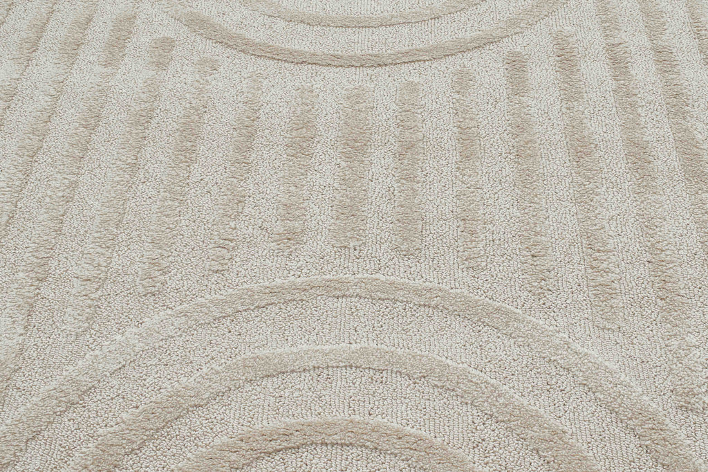 Tapis beige motif arc Nazar rugs