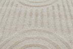 Tapis beige motif arc Nazar rugs