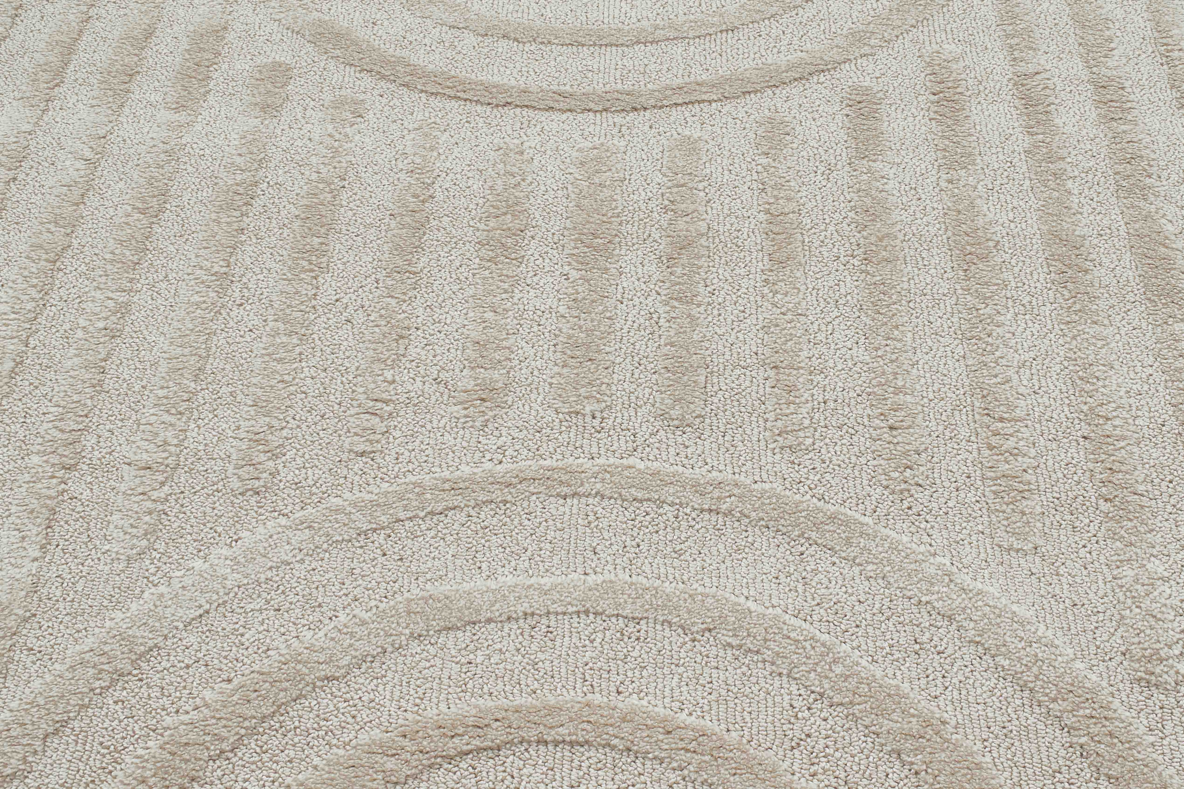 Tapis beige motif arc Nazar rugs