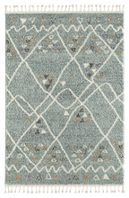 Tapis berbère en laine bleu turquoise Nazar rugs