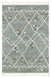 Tapis berbère en laine bleu turquoise Nazar rugs