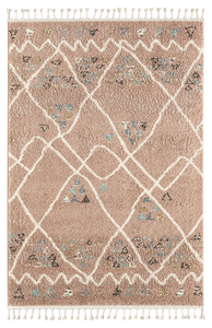 Tapis berbère en laine rose Nazar rugs