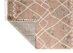Tapis berbère en laine rose Nazar rugs