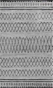 Tapis berbère gris et noir Nazar rugs