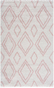 Tapis berbère losange rose Nazar rugs