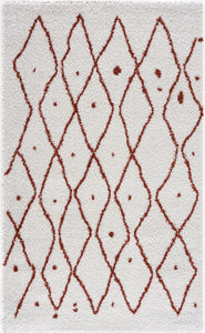 Tapis berbère losanges rouge Nazar rugs