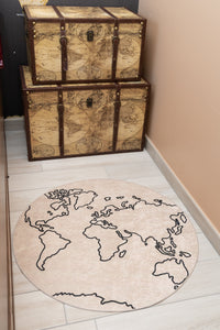 Tapis carte du monde Nazar rugs